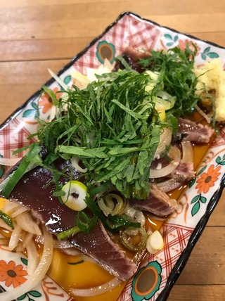 カツオたたき