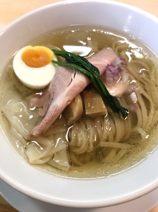 鶏と魚の塩そば
