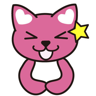 てらニャんおめめめつむり