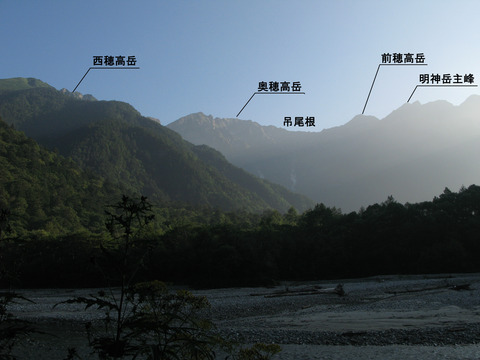 穂高連峰
