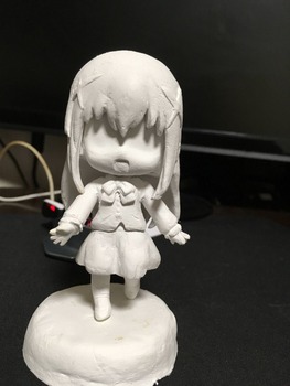 粘土でごちうさのチノ作った(※画像あり)