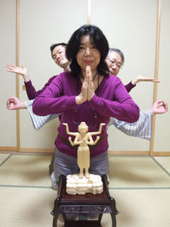 吉田さらさ&ほーりー、そして石井大仏師