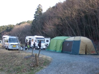 キャンプ風景