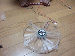 実験中