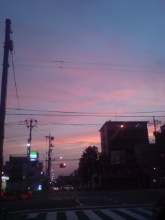 夕暮れ
