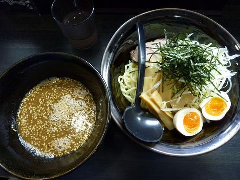 奨 つけ麺+味付けたまご