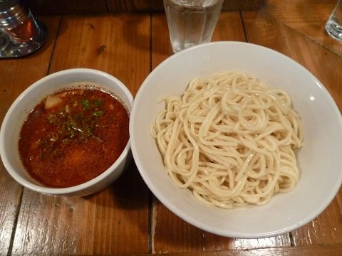 基 辛つけめん+味付玉子