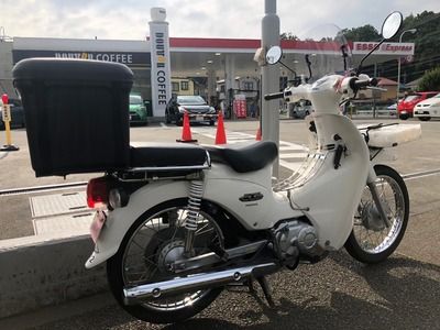 スーパーカブ１１０　給油＆タリーズコーヒーみなみ野店へ