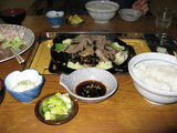 ジンギスカン定食