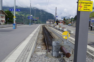 スイス旅行記 グリンデルワルト駅IMGP3509