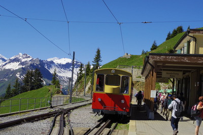スイス旅行記 シーニゲプラッテ SPB登山鉄道IMGP2964