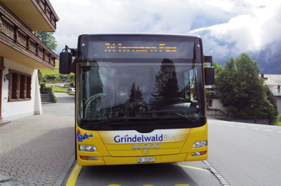 スイス旅行記 グリンデルワルトバスIMGP3508