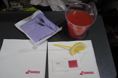 スイス グリンデルワルト 旅行記 スイス航空 機内食IMGP2817