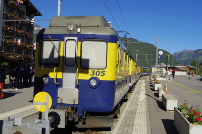 スイス旅行記 グリンデルワルト BOB登山鉄道IMGP2934