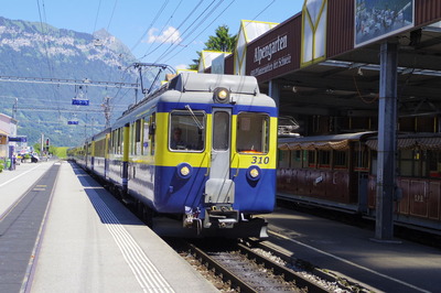 スイス旅行記 ヴィルダースヴィル BOB登山鉄道IMGP3010