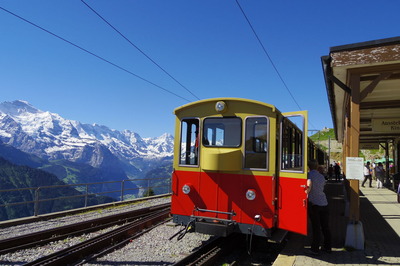 スイス旅行記 シーニゲプラッテ SPB登山鉄道IMGP2961