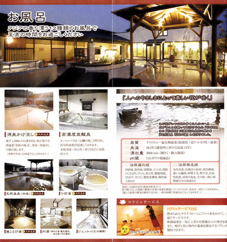 天然温泉花咲の湯 HANASAKI SPA (埼玉県上尾市原市)