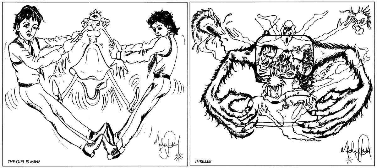 Illustration by Michael Jackson の巻 : タッド星谷の雑記帳