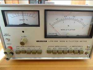 LFM-3610 WOW & FLUTTER METER ジャンク］LFM-3610 ワウ&フラッター