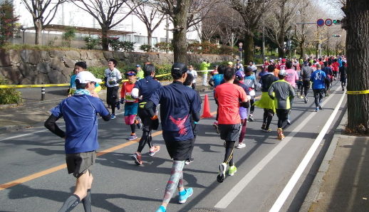 奈良マラソン_25km地点