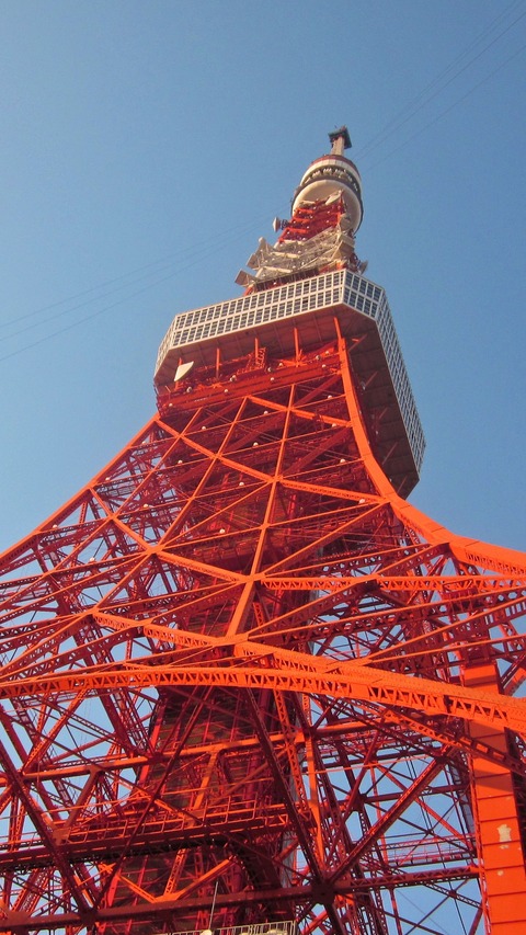 レトロな雰囲気の東京タワー