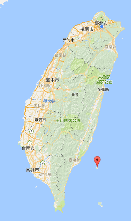 緑島の位置