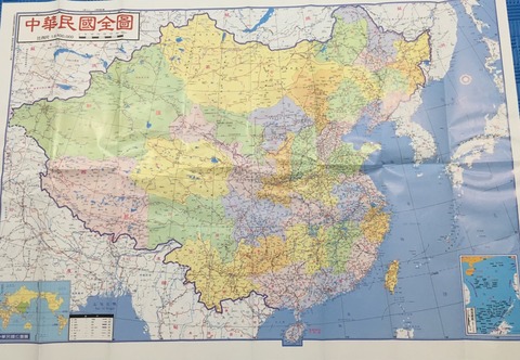 中華民国全図