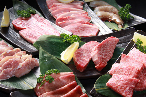 和牛焼肉盛り合わせ