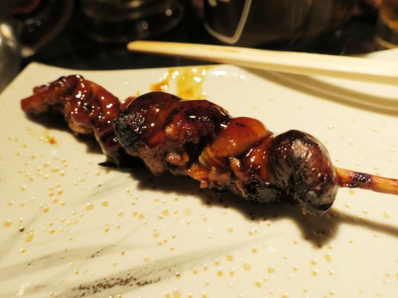 うなぎ肝焼き(170円)