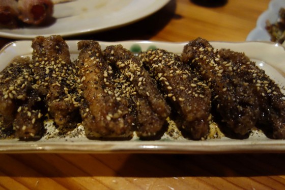 手羽中香り揚(490円)