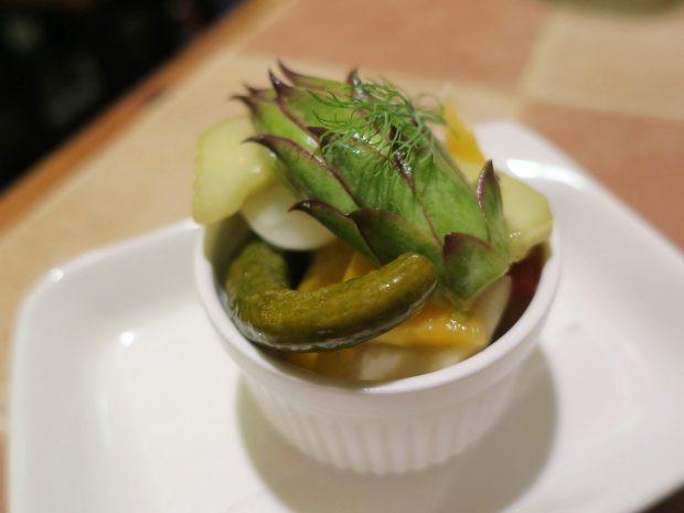 県産野菜のピクルス(380円)