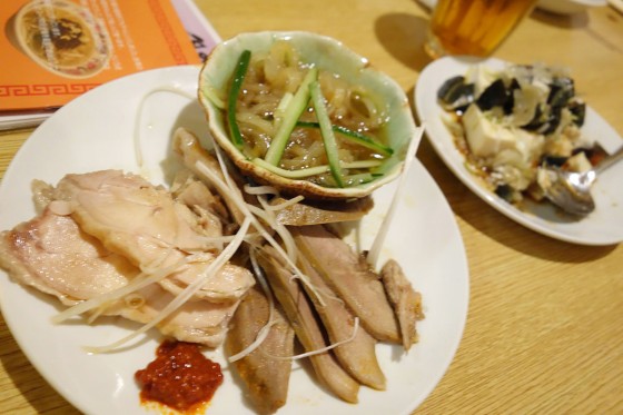 三種冷製盛り合わせ(1,300円)