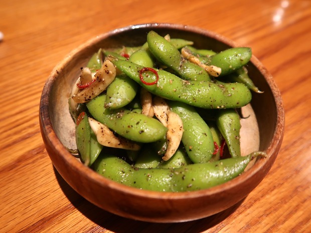 台湾風黒胡椒枝豆(300円)
