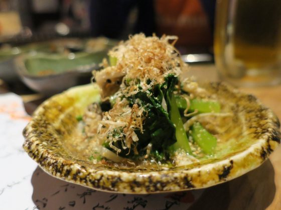 季節野菜のおひたし(480円)