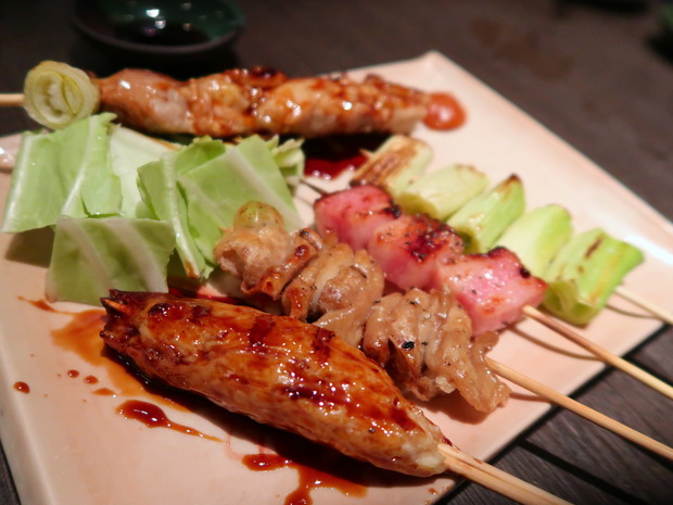 串焼き5点盛り