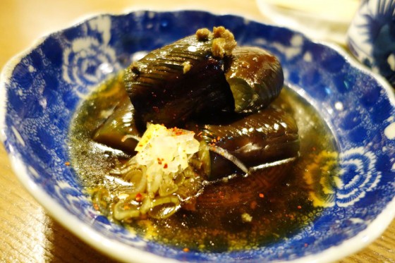 揚げ茄子の煮びたし(400円)