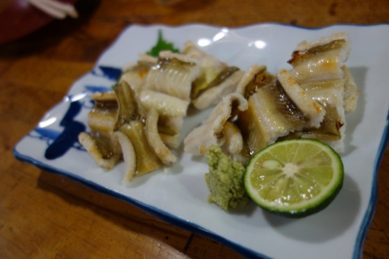 穴子の白焼き