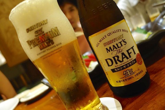 飲み放題はモルツ・ザ・ドラフト
