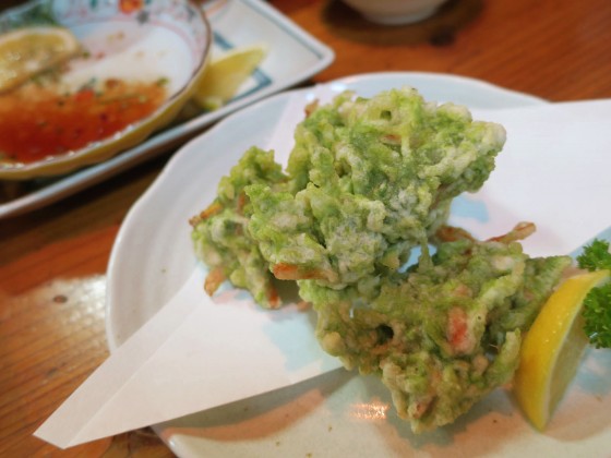 アーサのかき揚げ(720円)