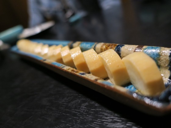 山芋のニンニク醤油漬け(400円)