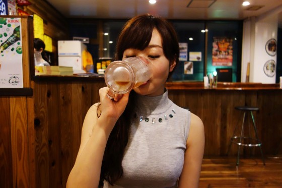 いい飲みっぷり!