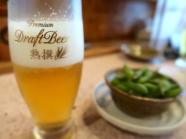 熟撰と枝豆