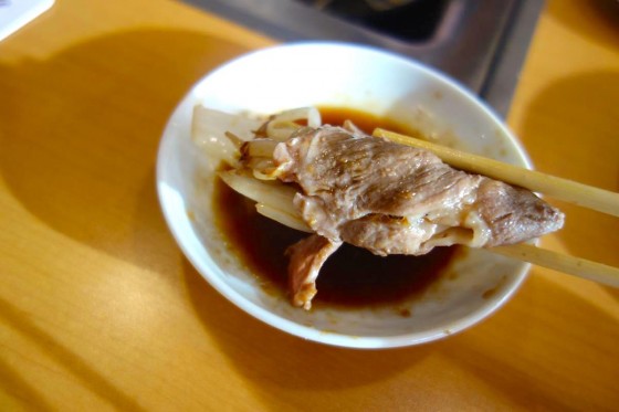 野菜を巻いて
