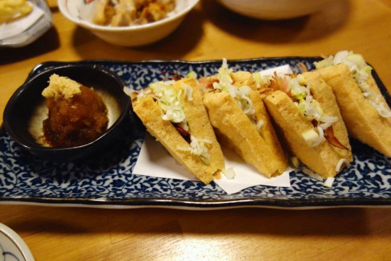 島豆腐の厚揚げ(480円)