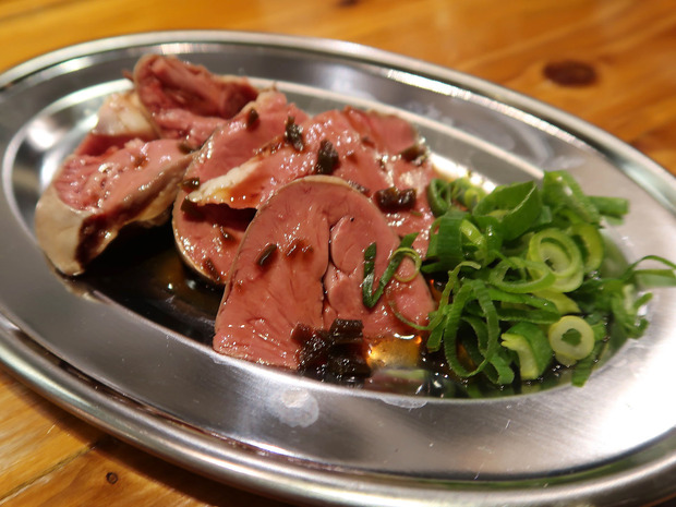 ハツの青唐酢正油(300円)
