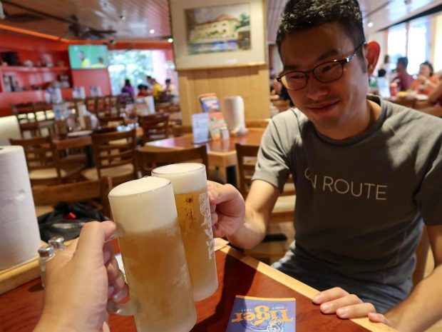 タイガーで乾杯!