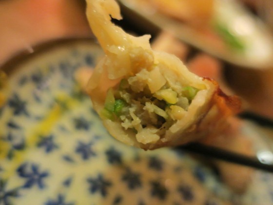 甘味を感じる餃子
