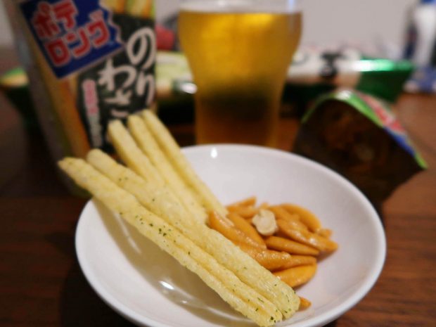 ポテロング&柿の種