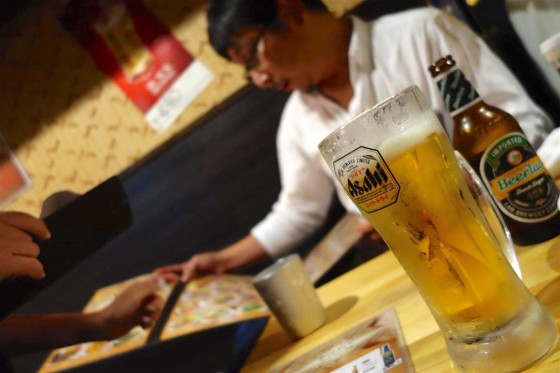 スーパードライから!