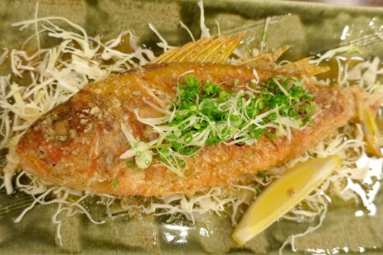 魚のバター焼き